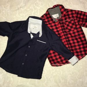 3T craft+flow button down long sleeve shirts